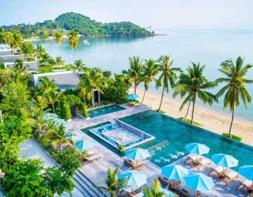 piscine CELES Beachfront Resort Koh Samui bo phut ko samui