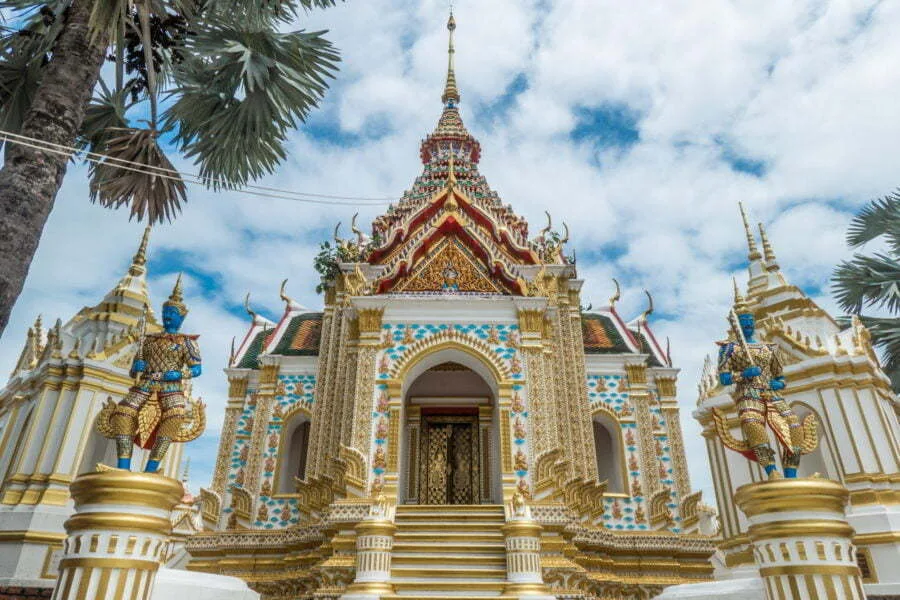 structure at Wat Klang Bang Kaeo - nakhon chai si