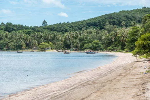 another deserted beach without name dan sawit district