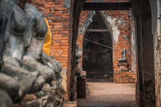 cloister wat chai watthanaram - ayutthaya