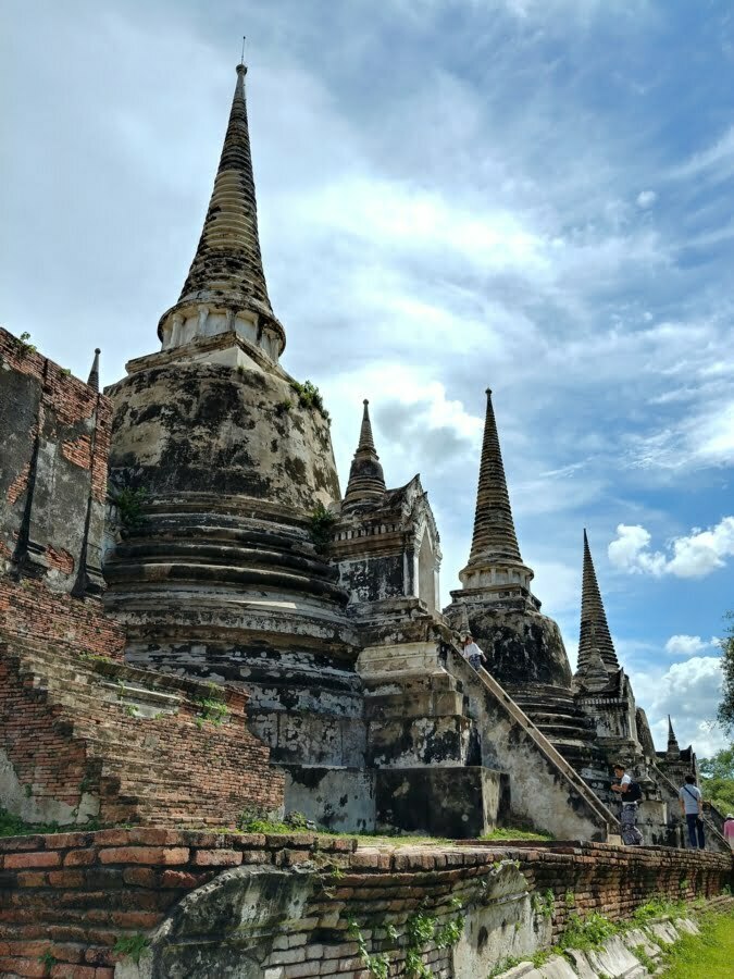 parc historique ayutthaya - chedis wat phra si sanphet