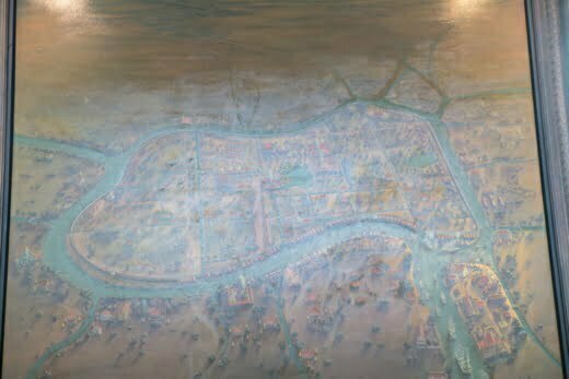 tableau au musee national chao sam phraya ayutthaya