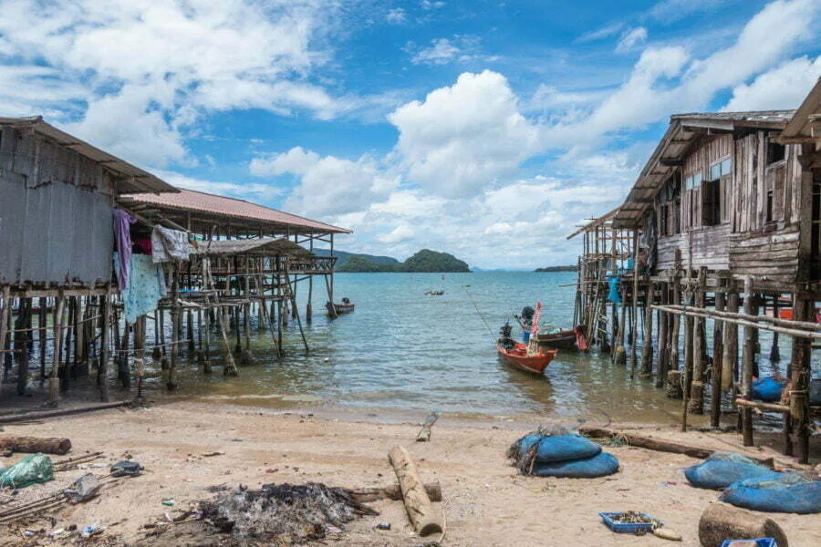 fishing village dan sawit district - chumphon