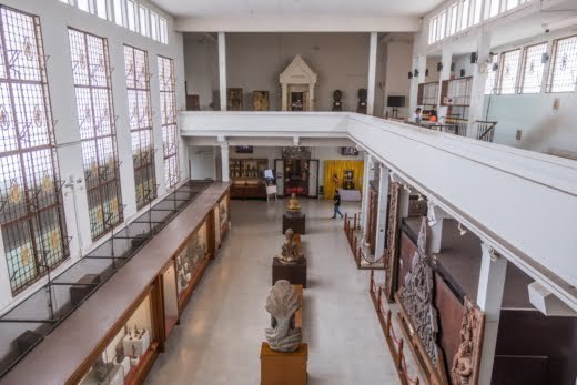 vue etage musee national chao sam phraya ayutthaya