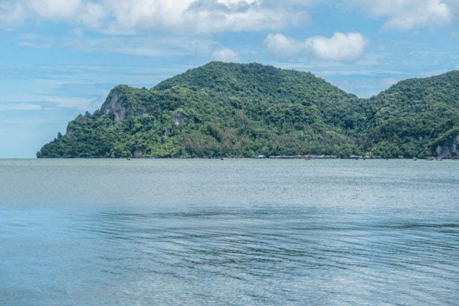 fishing village view - dan sawit district