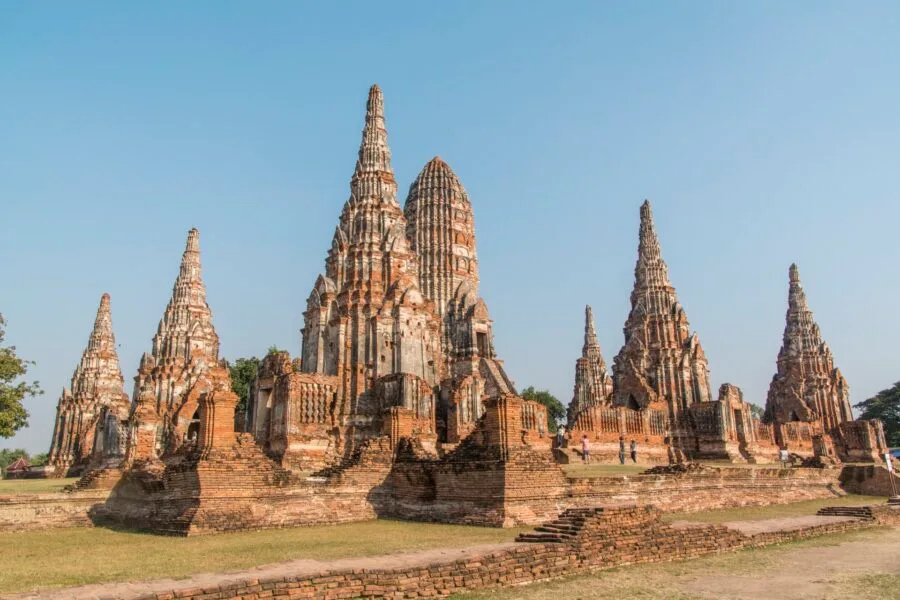 wat chai watthanaram historical park ayutthaya - thailand