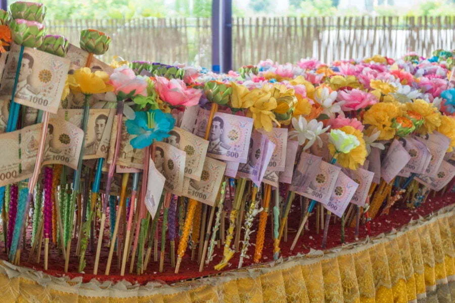 tickets donations ceremony kathina kanchanaburi