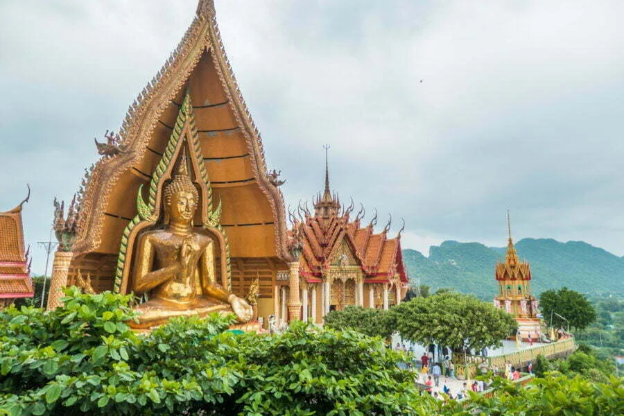 buddha at wat tham suea kanchanaburi
