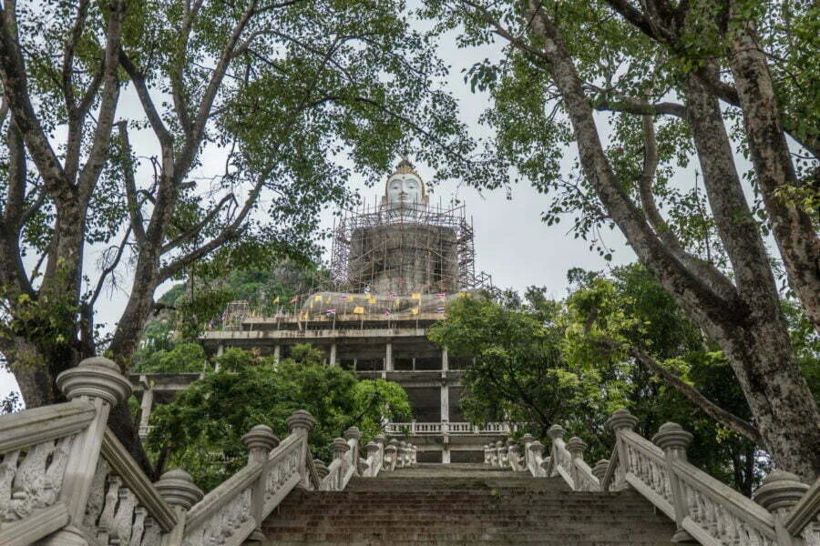 stairs Wat Tham Khao Laem kanchanaburi