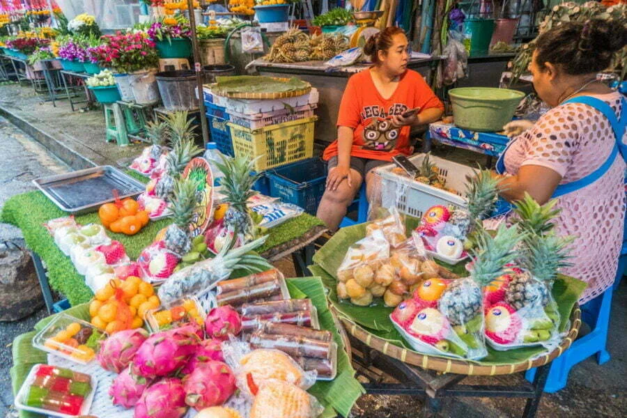 kanchanaburi old town market