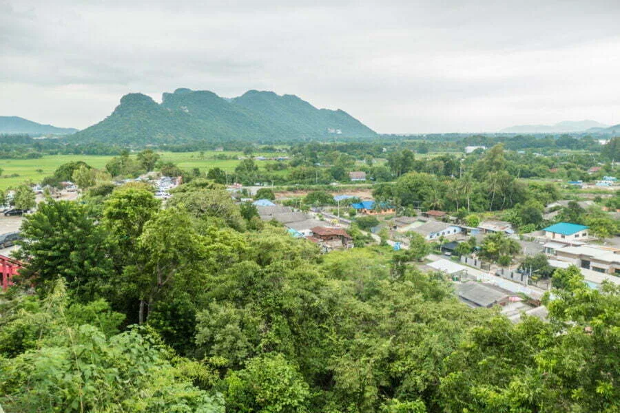 landscape around wat tham suea kanchanaburi