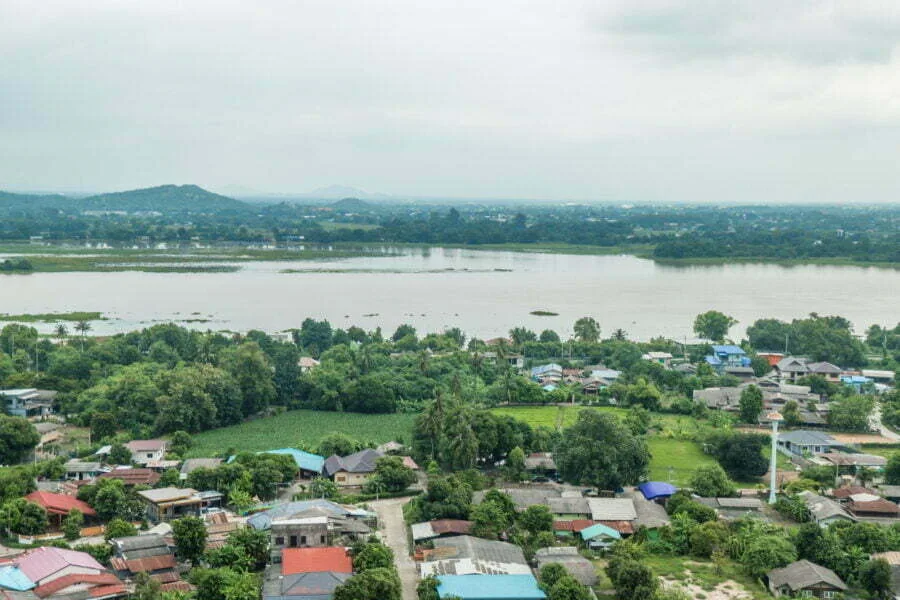 mae klong river wat tham suea kanchanaburi