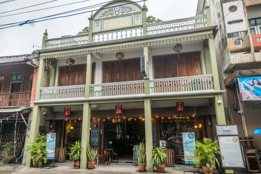 old building old town kanchanaburi