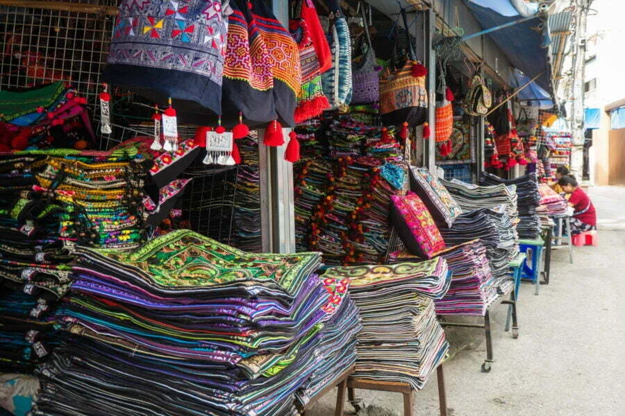 shop at hmong market chiang mai