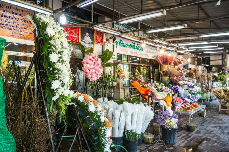 chiang mai flower market