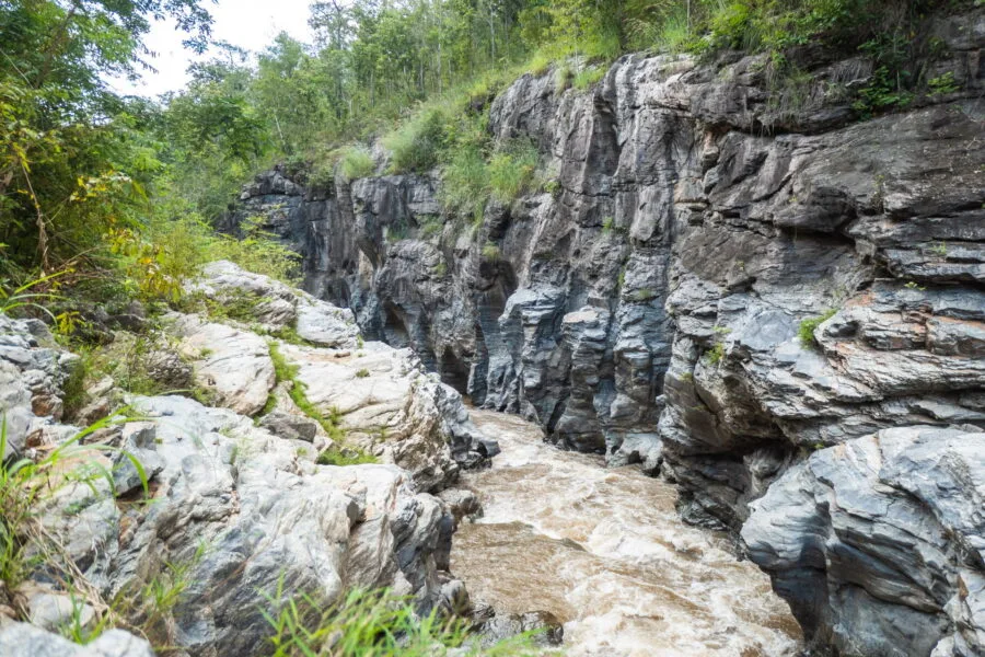 canyon at ob khan national park