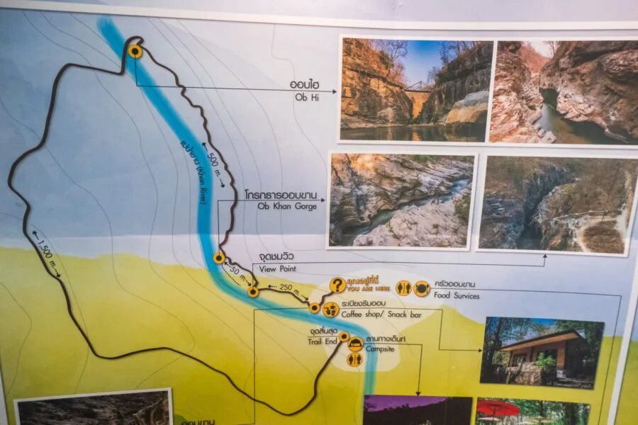 hiking path ob khan national park