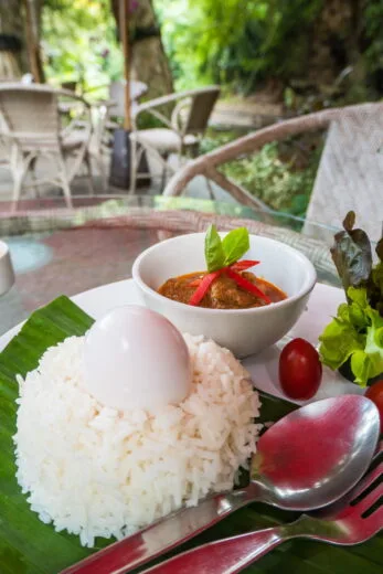 Meal at Valley Coffee By Lanna Resort