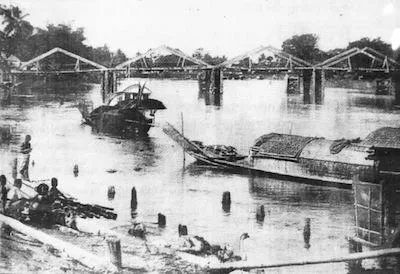 view of Khua Kula bridge chiang mai
