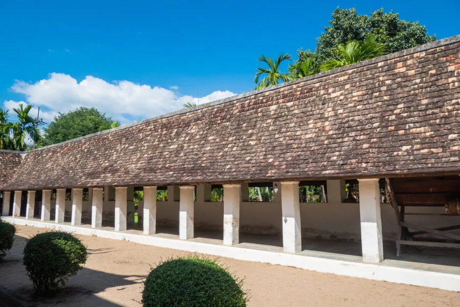 corridor surrounding wat intharawat - chiang mai