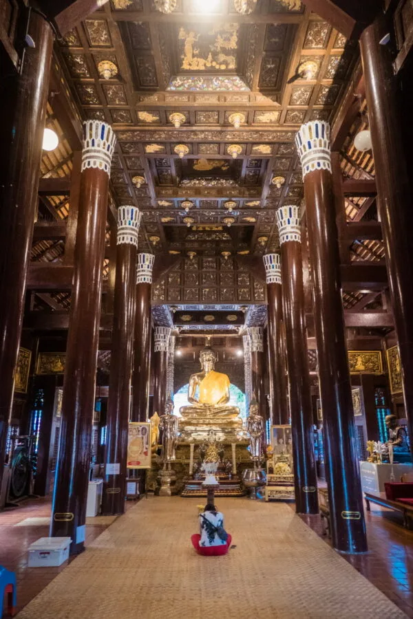 interior of wat lok mali - chiang mai