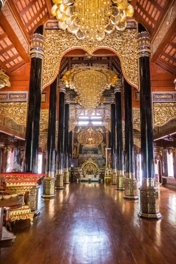 interior wat ram poeng - chiang mai
