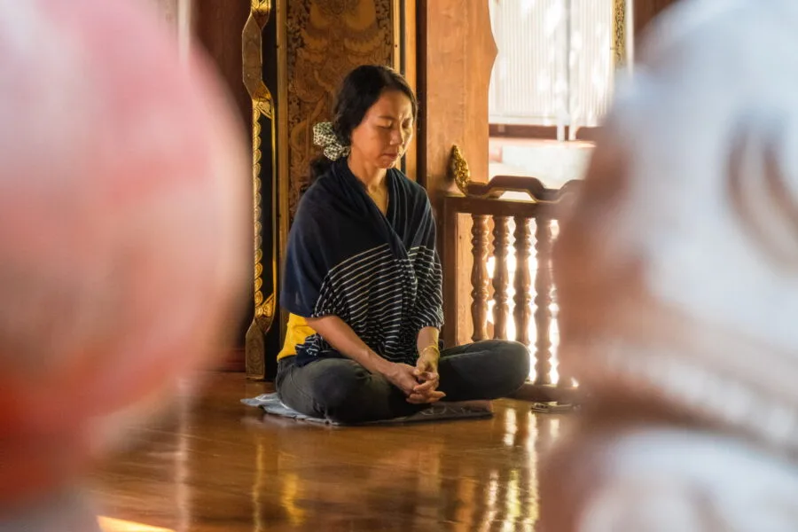 meditation wat ram poeng - chiang mai