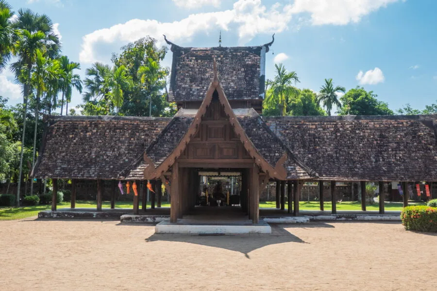 mondop pavilion of wat intharawat - chiang mai