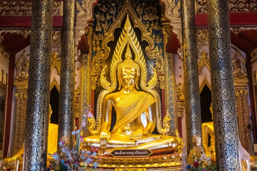 buddha statue wat nang phaya phitsanulok