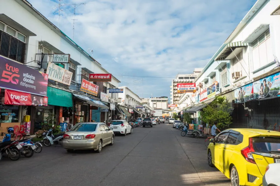 a street in phitsanulok