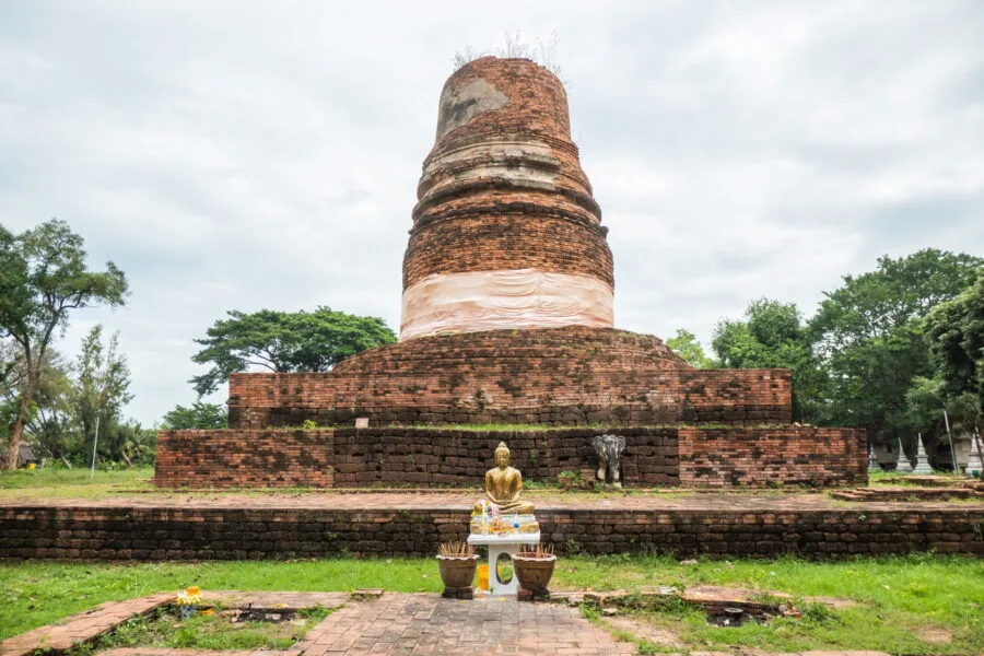 old chedi wat aranyik phitsanulok