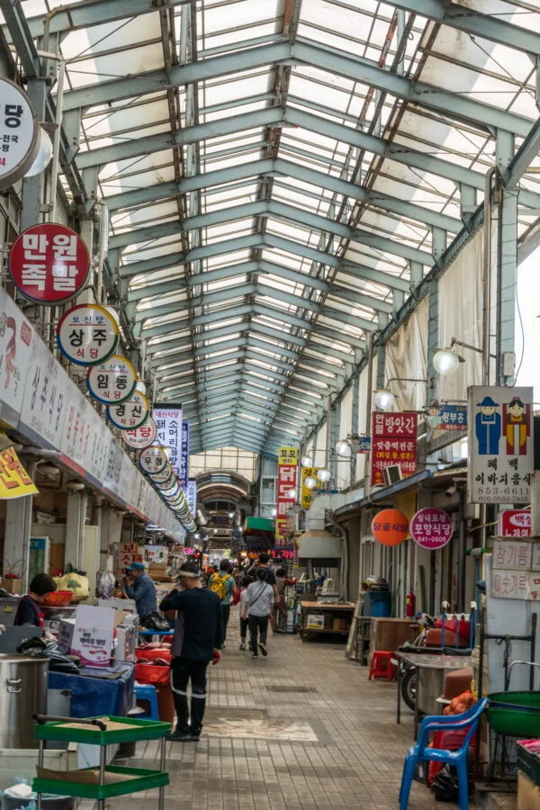 andong covered gallery south korea