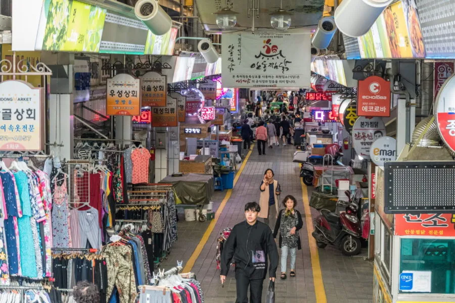 interior andong old market south korea