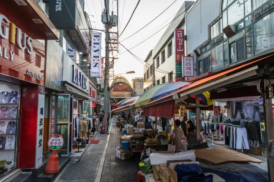 street near andong covered market