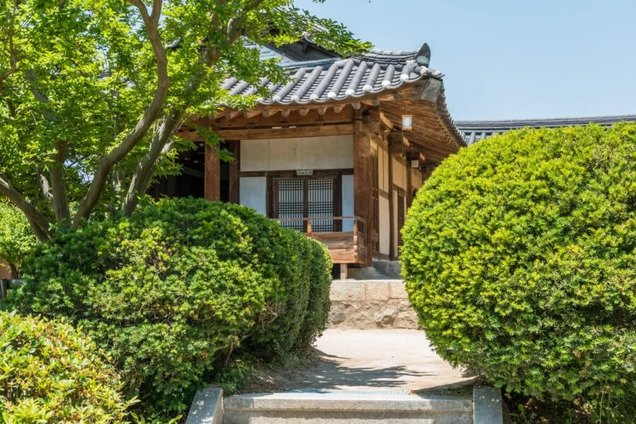 in garden house Chunghyodang hahoe