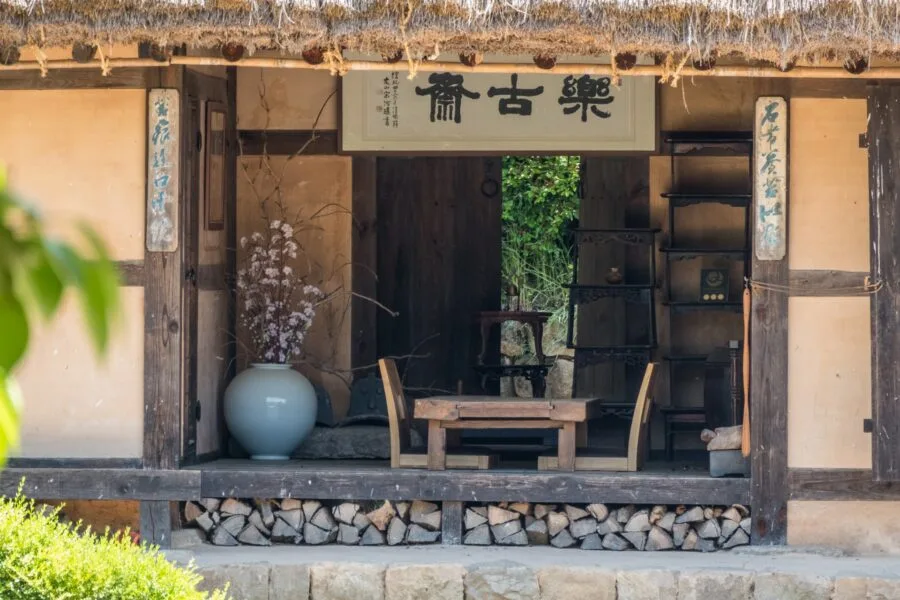 hahoe house window south korea