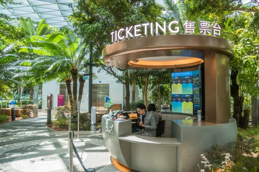 jewel airport changi singapore ticket purchase counter