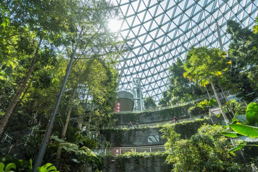 drill the jewel changi airport singapore