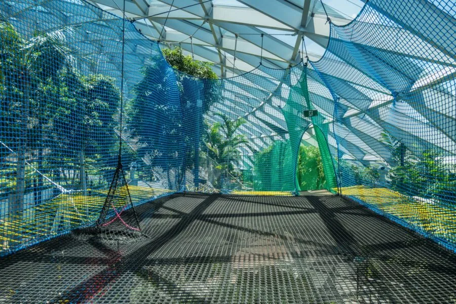 hanging nets course jewel changi airport singapore