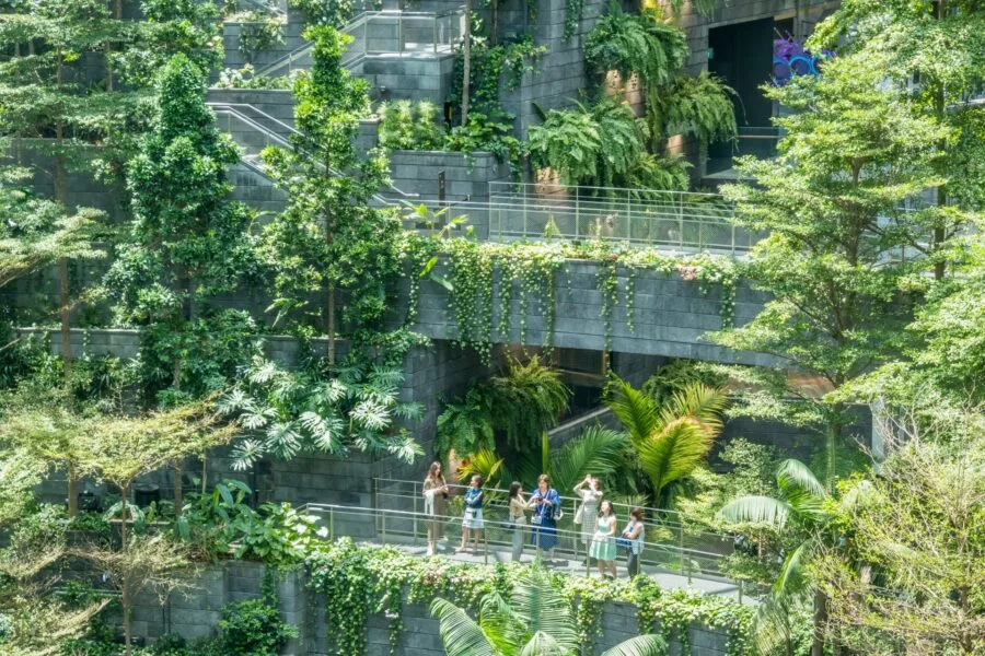 greenery jewel changi airport singapore