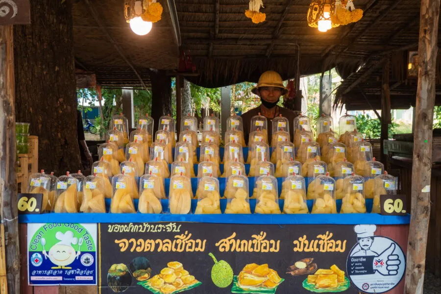 counter - ban rachan old market - singburi