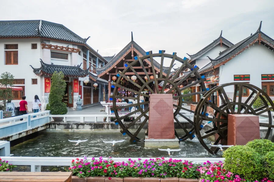 water wheels - dragon descendants museum - suphan buri