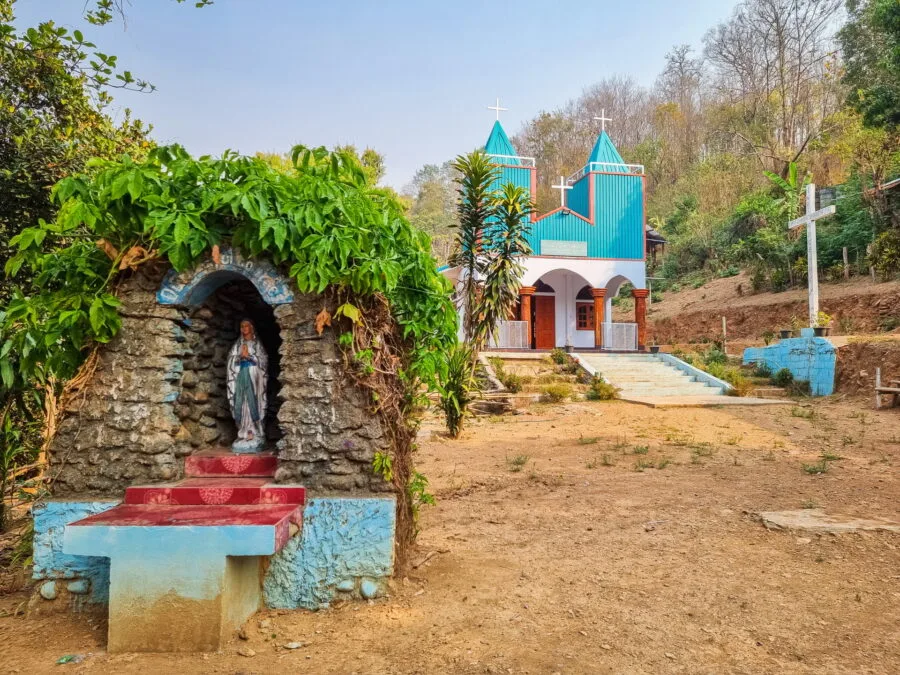 catholic church village ban huay pu keng