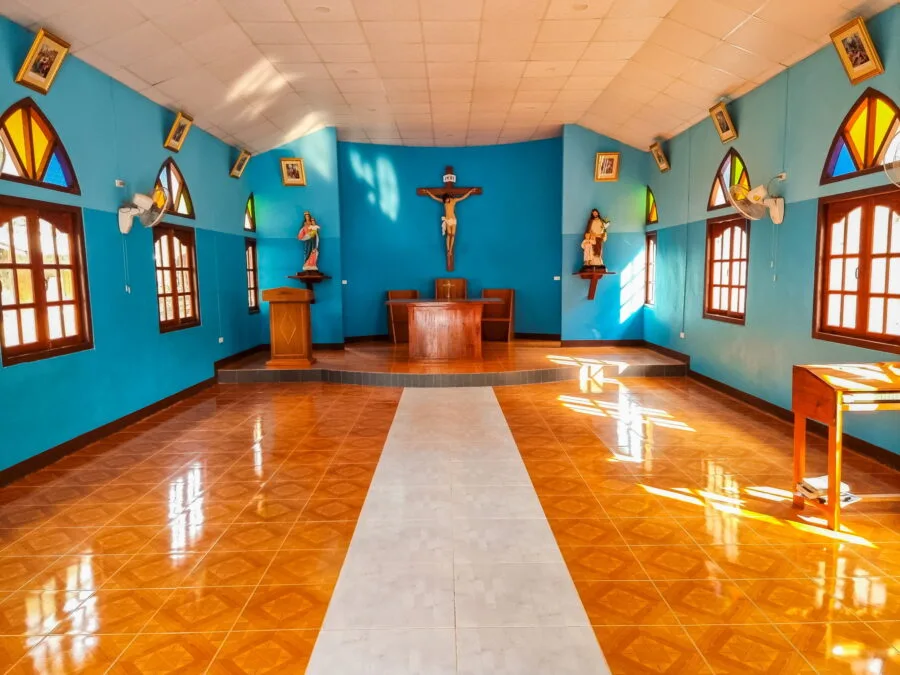 interior church village ban huay pu keng