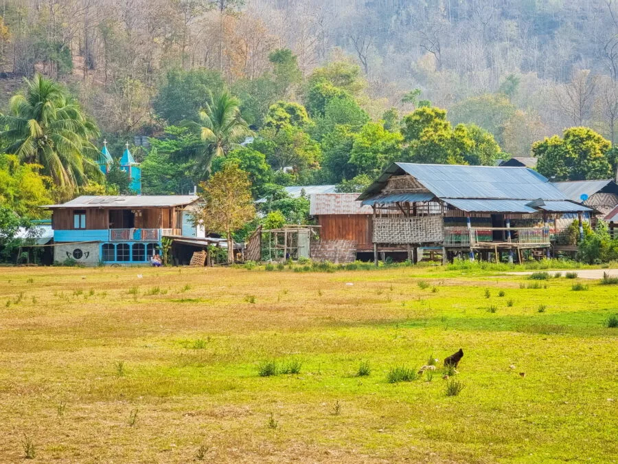 houses in ban huay pu keng village