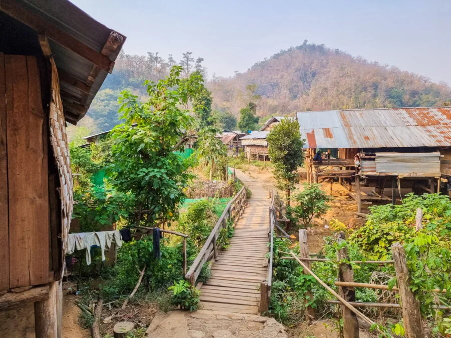 small bridge village ban huay pu keng