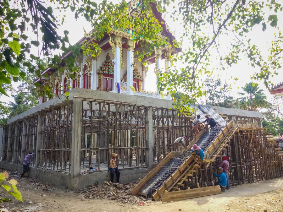 Wat Rat Rangsan finition elevation bang kachao thailande wat rat rangsan finition elevation bang kachao thailande