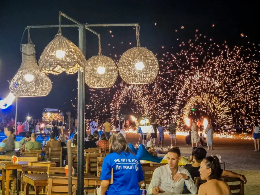 fire show 2nd evening ko samet