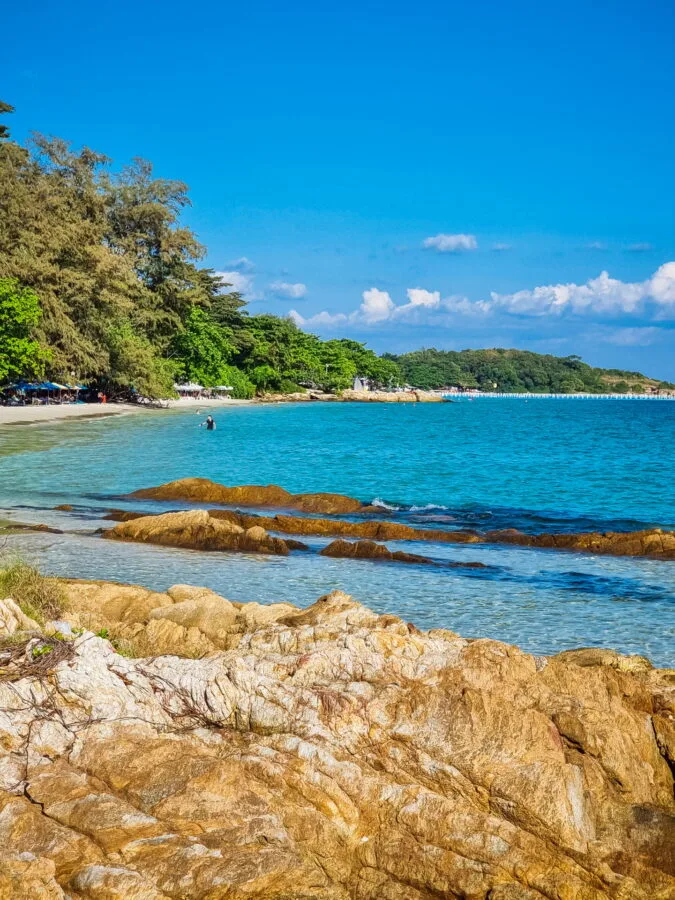 view of ao hin khok from ao phai ko samet