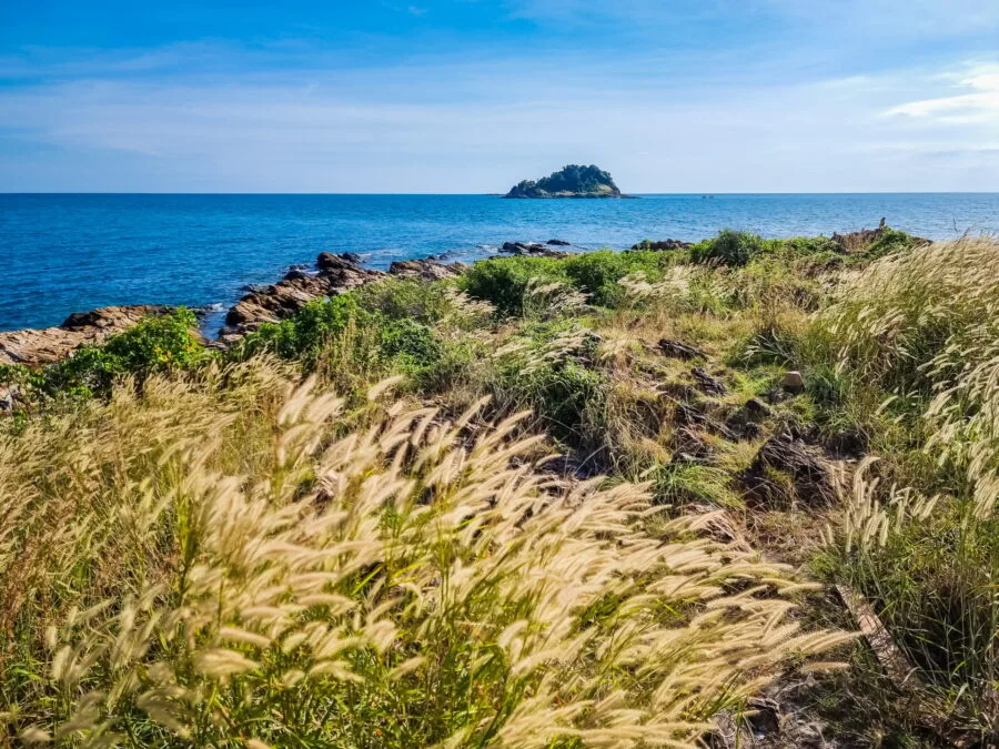 view of ko chan from laem toei ko samet